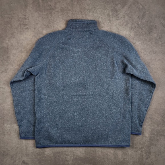 Patagonia Better Sweater 1/4 Zip Pullover Jacket Mens XL Navy Blue Fleece Patch - Picture 4 of 10